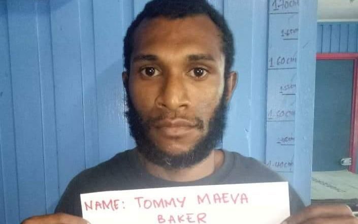 PNG's wanted Man Tommy Maeva Baker