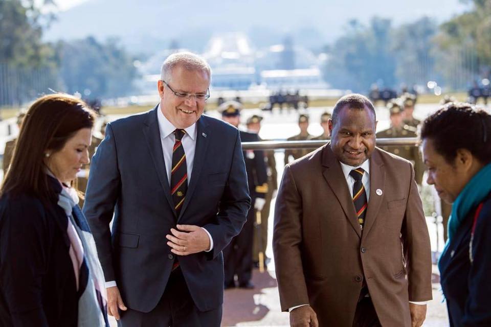 PNG PM Marape and his Australian Counterpart Scott Morrisson 
